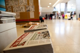 Diese Zeitungen warten auf ihren neuen Eigentümer. Foto: Fiona Krakenbürger