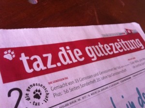 Die taz hat heute einen neuen Namen: "taz.die gutezeitung"