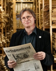 Karl-Heinz Ruch, Verlagsgeschäftsführer der taz seit 1979. Foto: Anja Weber