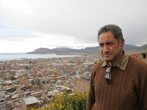 Alberto Lescona Rivero kämpft für den Schutz des Titicacasees. 