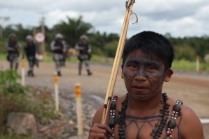 Protest gegen Belo Monte. Photo: Ruy Sposati