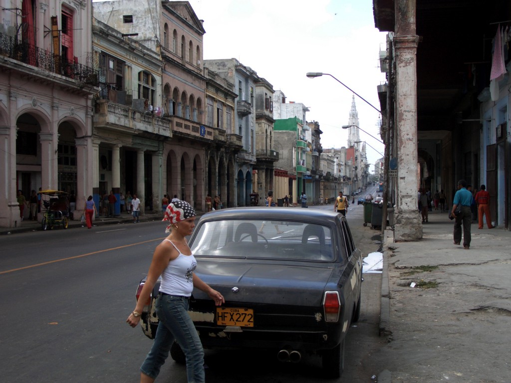 Der Sternenbanner ist in Havannas Strassen immer öfter zu sehen...