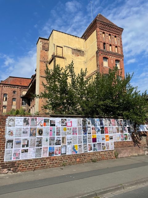 Bolero-Projekt in Kassel als Wandzeitung