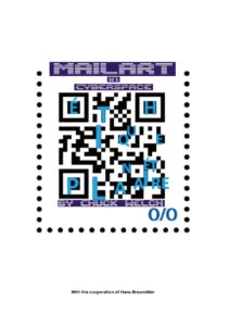Cover vom Zine: Mail Art in Cyberspace