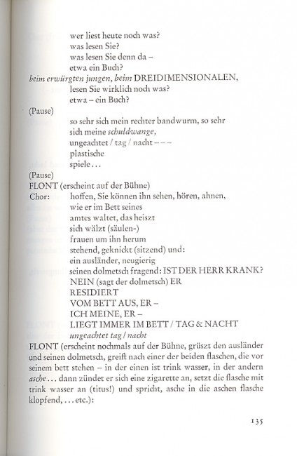 Friederike Mayröcker, Omnibus, s. 135