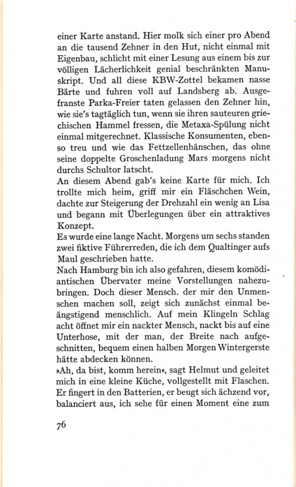 Horst Peisker: ›Maniac‹.  Copyright März Verlag