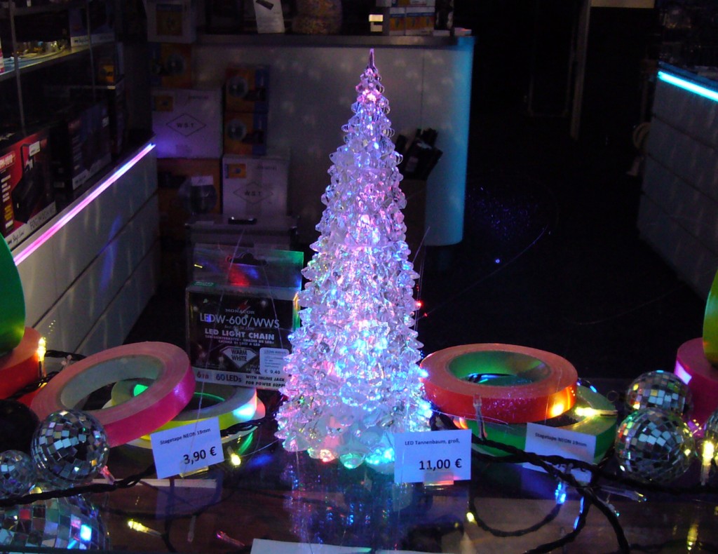 LED-Weihnachtsbaum, Foto: Barbara Kalender