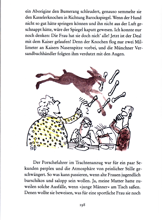 Kriemhilds Lache von Barbara Kalender und Jörg Schröder, Illustration F.W. Bernstein