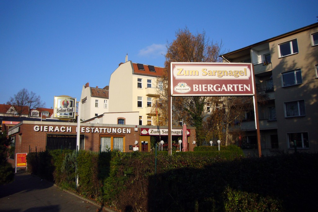 Alt-Mariendorf, Biergarten,Biergarten  Zum Sargnagel, Foto: Barbara Kalender