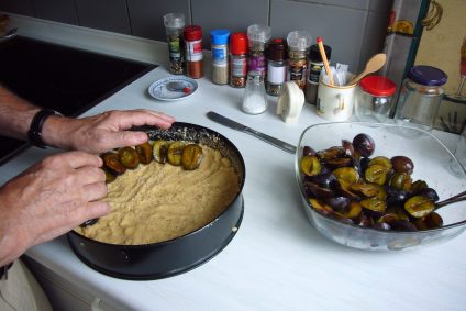 Pflaumenkuchen-1, tazblog Schröder und Kalender, Foto: Barbara Kalender