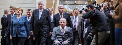 CDU auf dem Weg zu den Sondierungsgespraechen
